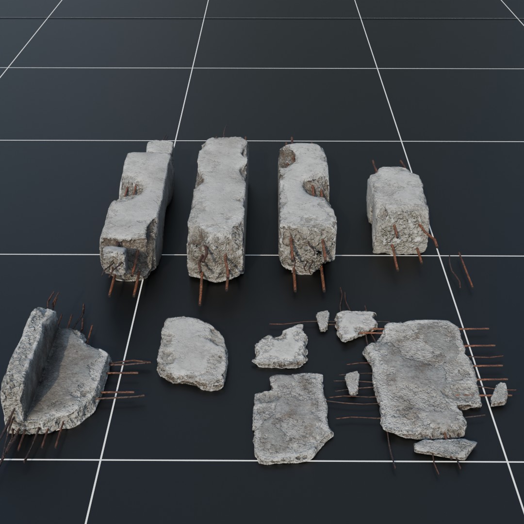 Large Concrete Rubble